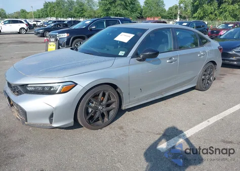 2025 Honda Civic Sport из США, поврежденный, VIN 2HGFE2F54SH547220